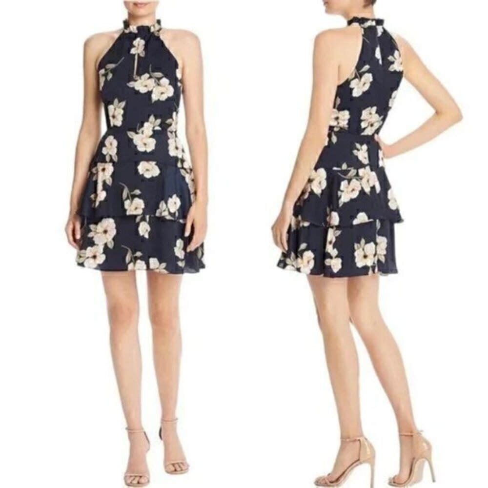 BB Dakota by Steve Madden Gardenia Floral Print Sleeveless Fit & Flare Dress (2)